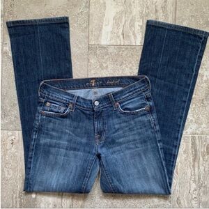 7 for all mankind womens jeans bootcut pants size 28